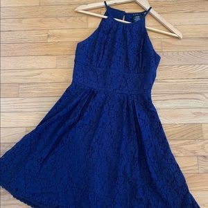 COPY - Navy Dress (Lace overlay)
